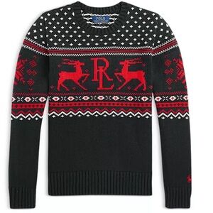 POLO RALPH LAUREN Christmas Reindeer sweater.